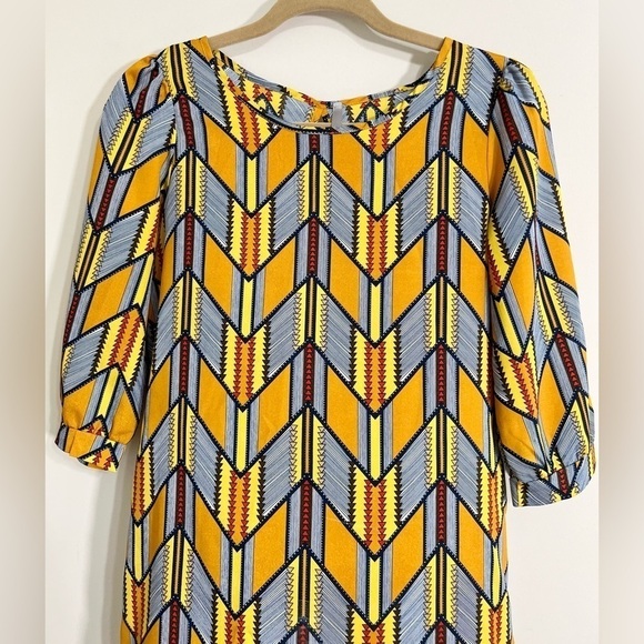 CL HEART 22 3/4‎ Sleeve Shift Dress Retro
Geometric Colorful Aztec Bold Medium - Picture 9 of 14